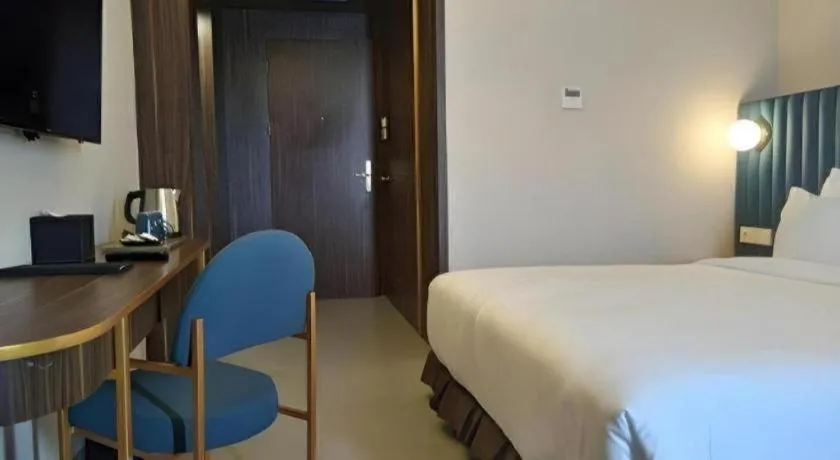 Bed in The Bono Hotel Pekanbaru