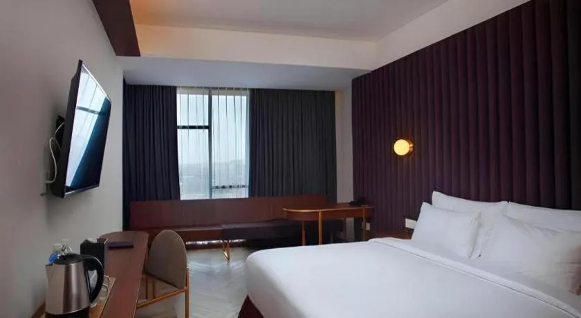 Bed in The Bono Hotel Pekanbaru