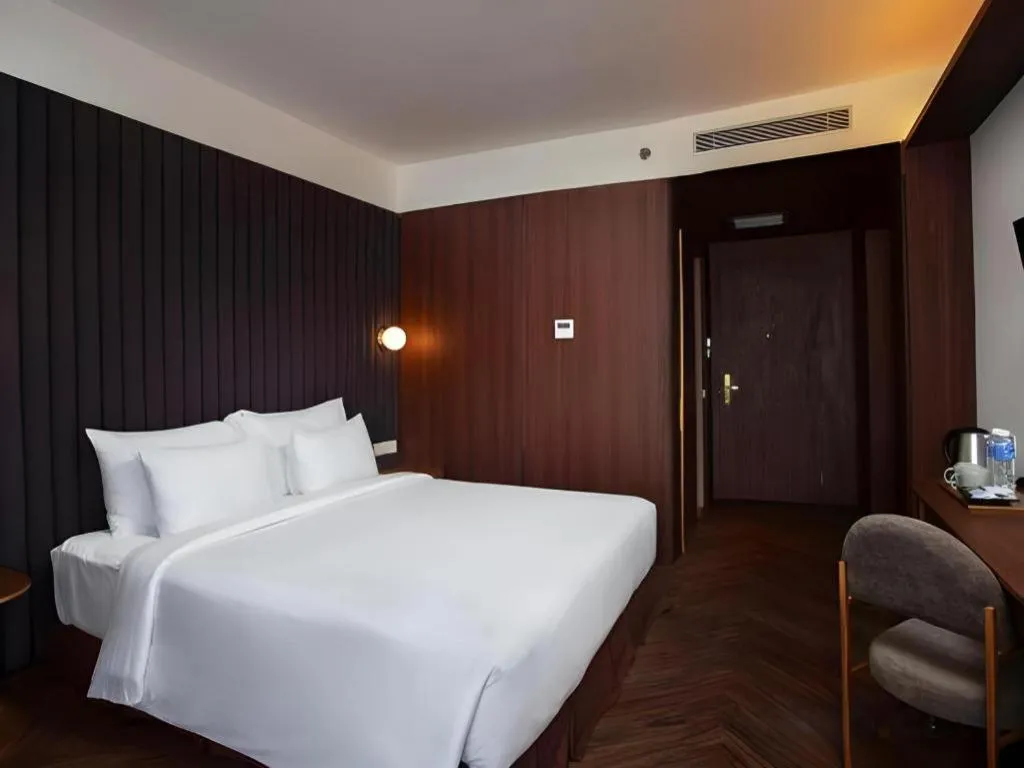 Bed in The Bono Hotel Pekanbaru