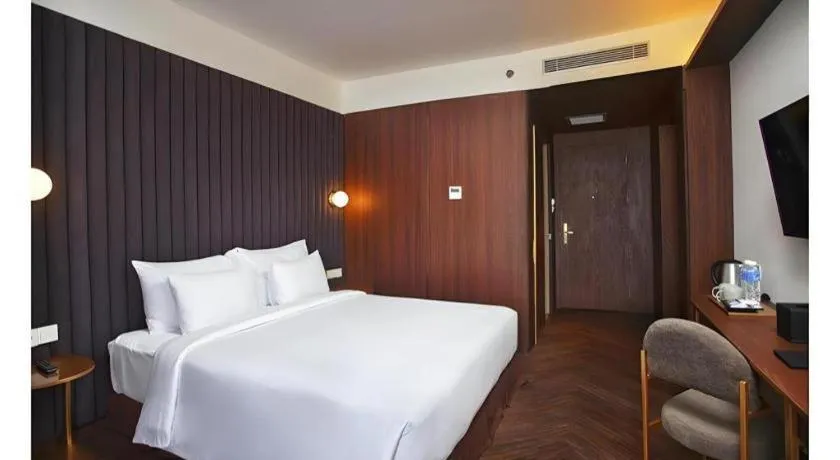 Bed in The Bono Hotel Pekanbaru