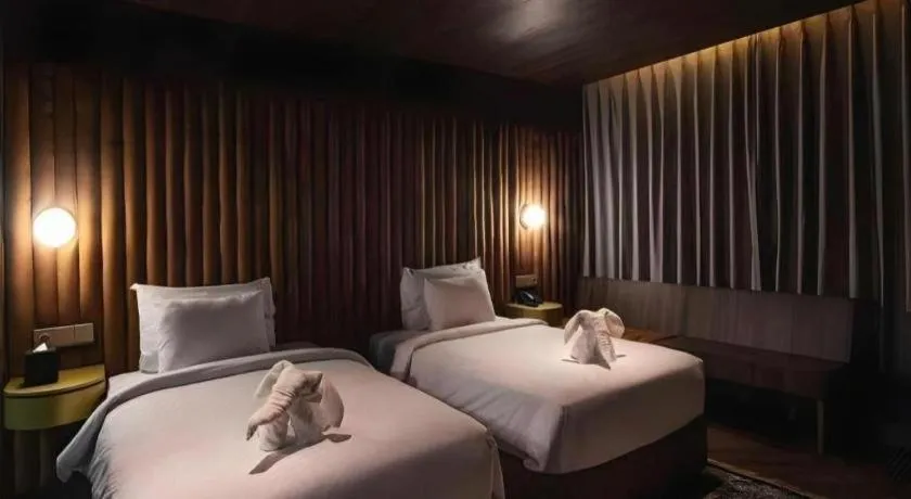 Bed in The Bono Hotel Pekanbaru