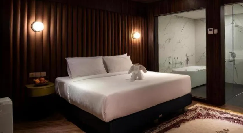 Bed in The Bono Hotel Pekanbaru