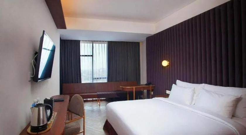 Bed in The Bono Hotel Pekanbaru