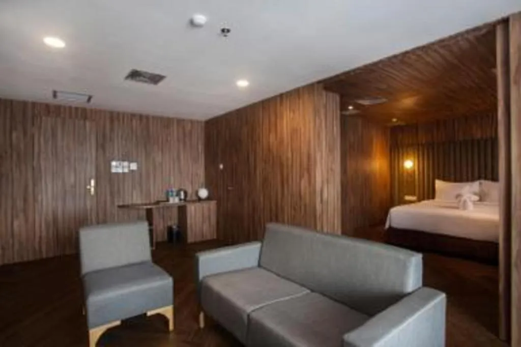 Bed in The Bono Hotel Pekanbaru