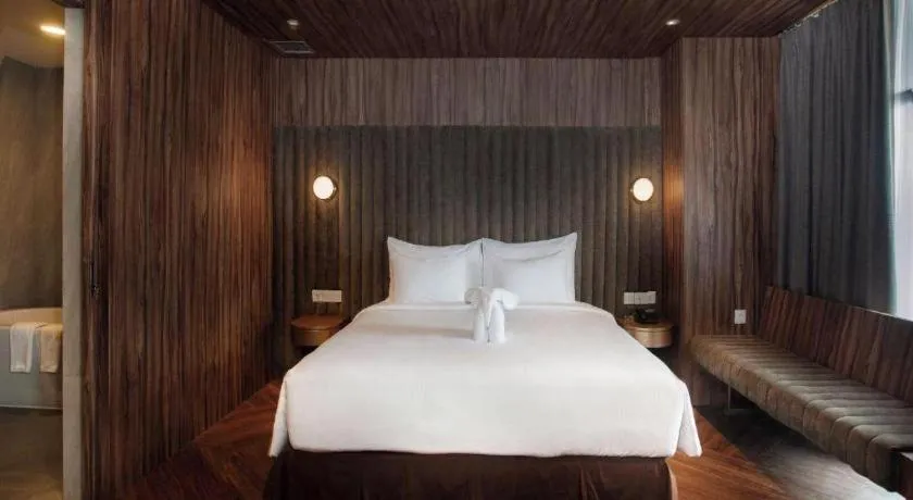 Bed in The Bono Hotel Pekanbaru