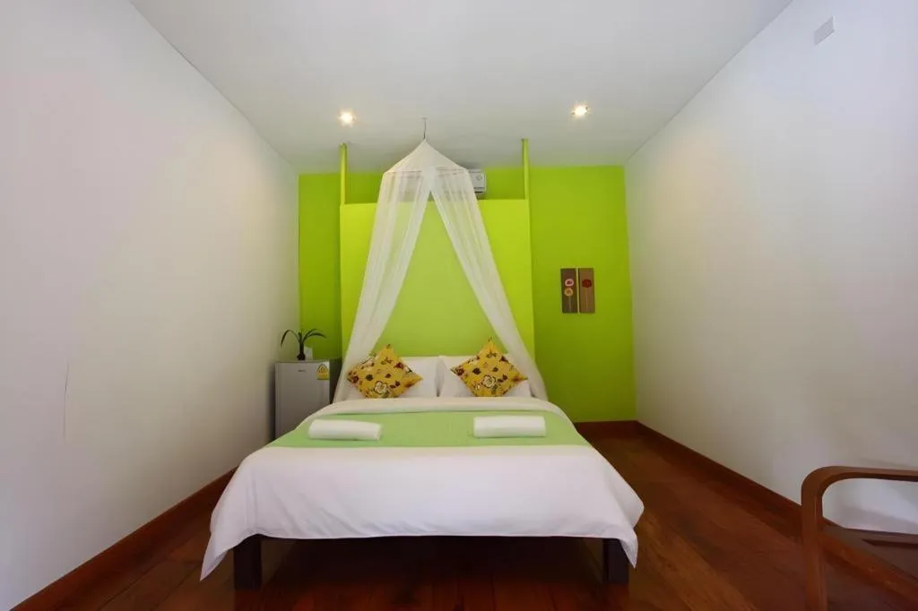 Bed in Tayan Resort Kanchanaburi