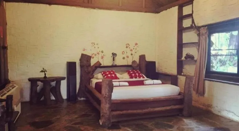 Bed in Tayan Resort Kanchanaburi