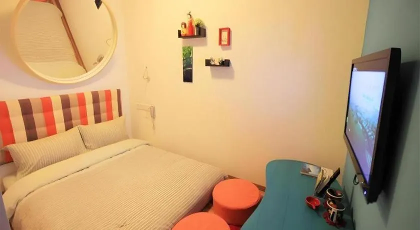 Bed in Dalian Household Theme Hotel Huanghe Road Branch