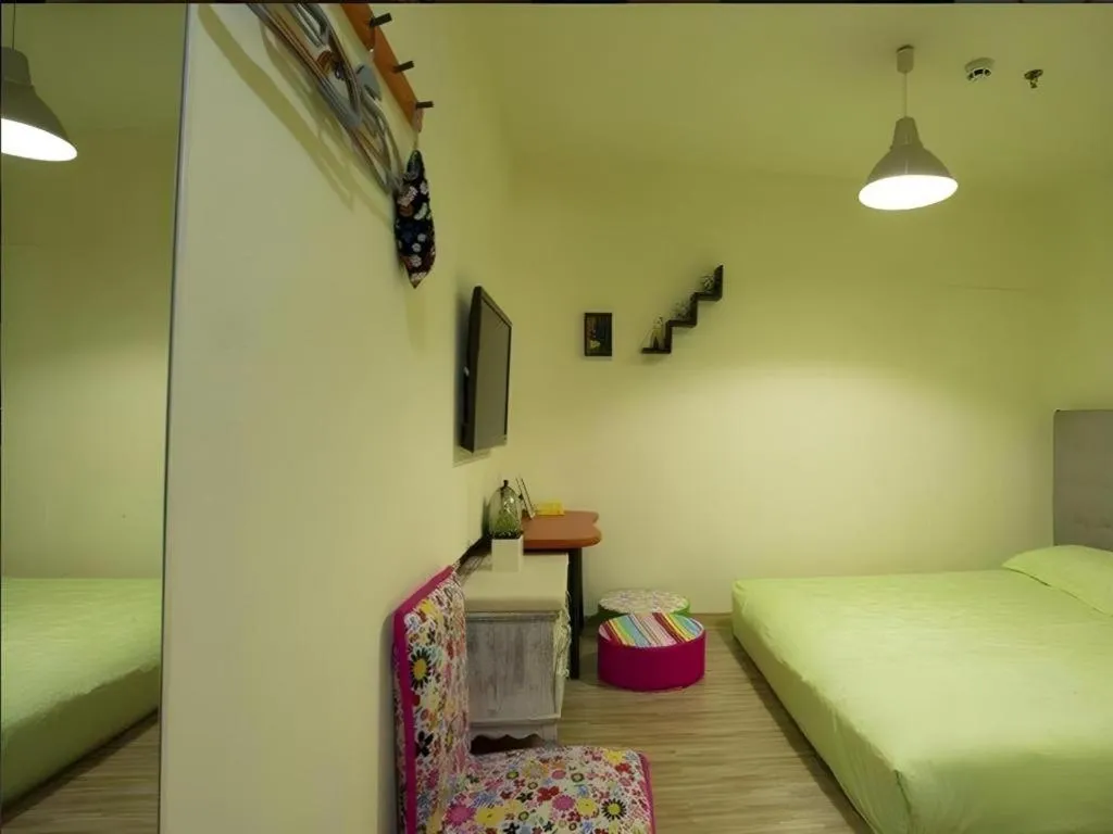 Bed in Dalian Household Theme Hotel Huanghe Road Branch