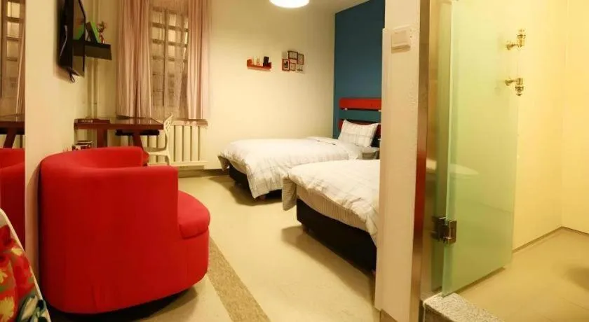 Bed in Dalian Household Theme Hotel Huanghe Road Branch