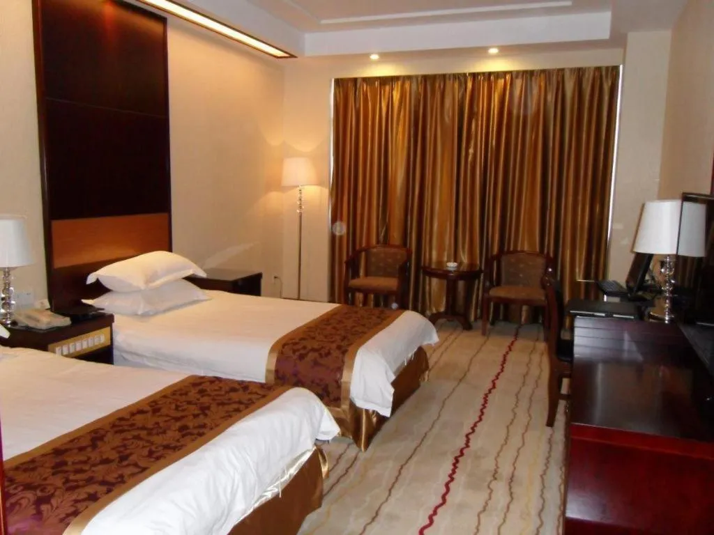 Bed in Rezen Hotel Huaxia Xiamen