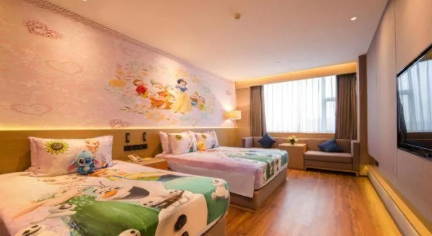 Bed in Rezen Hotel Huaxia Xiamen