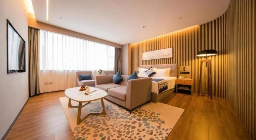 Bed in Rezen Hotel Huaxia Xiamen