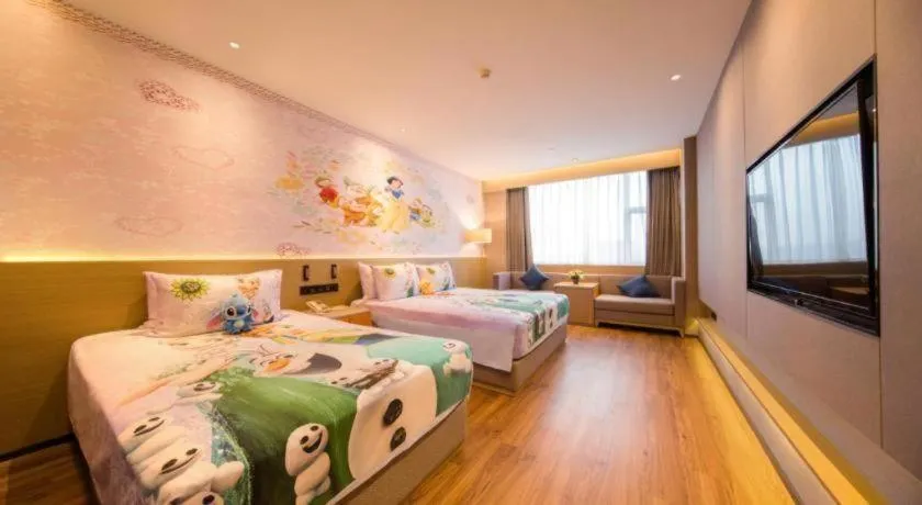 Bed in Rezen Hotel Huaxia Xiamen