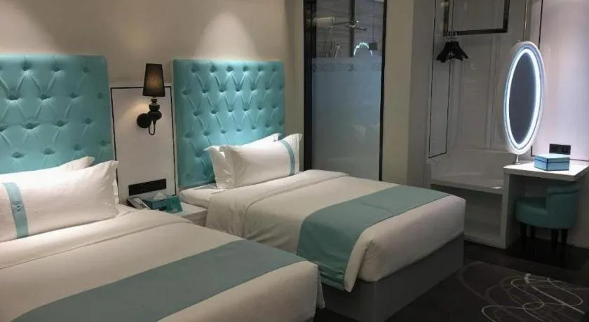 Bed in Xana Hotelle XiAn Gig Wild Goose Pagoda Branch