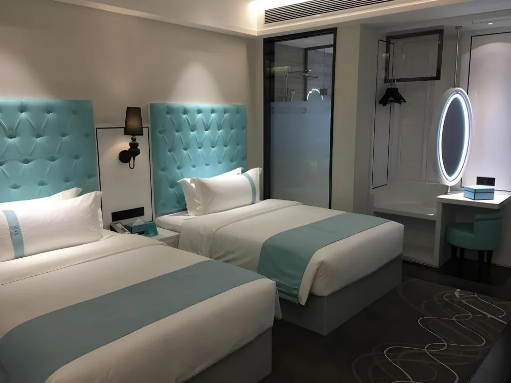 Bed in Xana Hotelle XiAn Gig Wild Goose Pagoda Branch