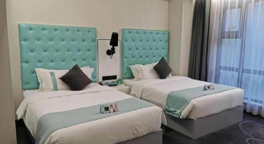 Bed in Xana Hotelle XiAn Gig Wild Goose Pagoda Branch