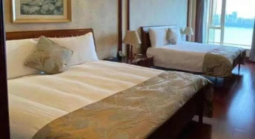 Bed in Hangzhou Lingtao Pavilion Hotel