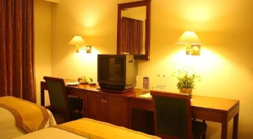 Bed in Bumi Wiyata Hotel