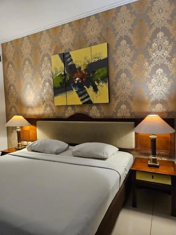 Bed in Bumi Wiyata Hotel