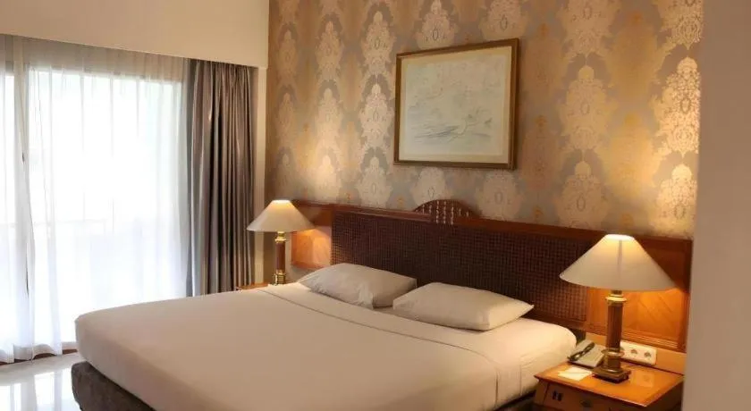 Bed in Bumi Wiyata Hotel