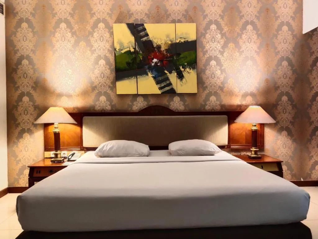 Bed in Bumi Wiyata Hotel