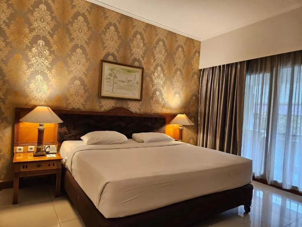 Bed in Bumi Wiyata Hotel