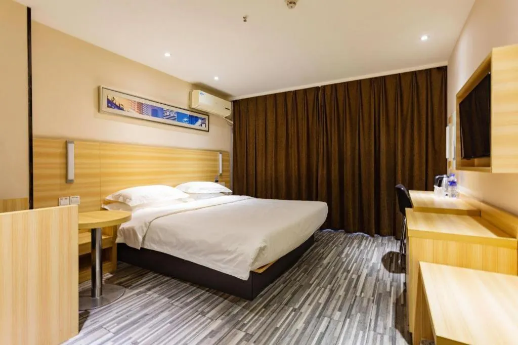 Bed in City Comfort Inn Wuhan Hankou Railway Station West Square