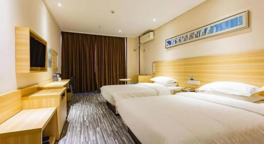 Bed in City Comfort Inn Wuhan Hankou Railway Station West Square
