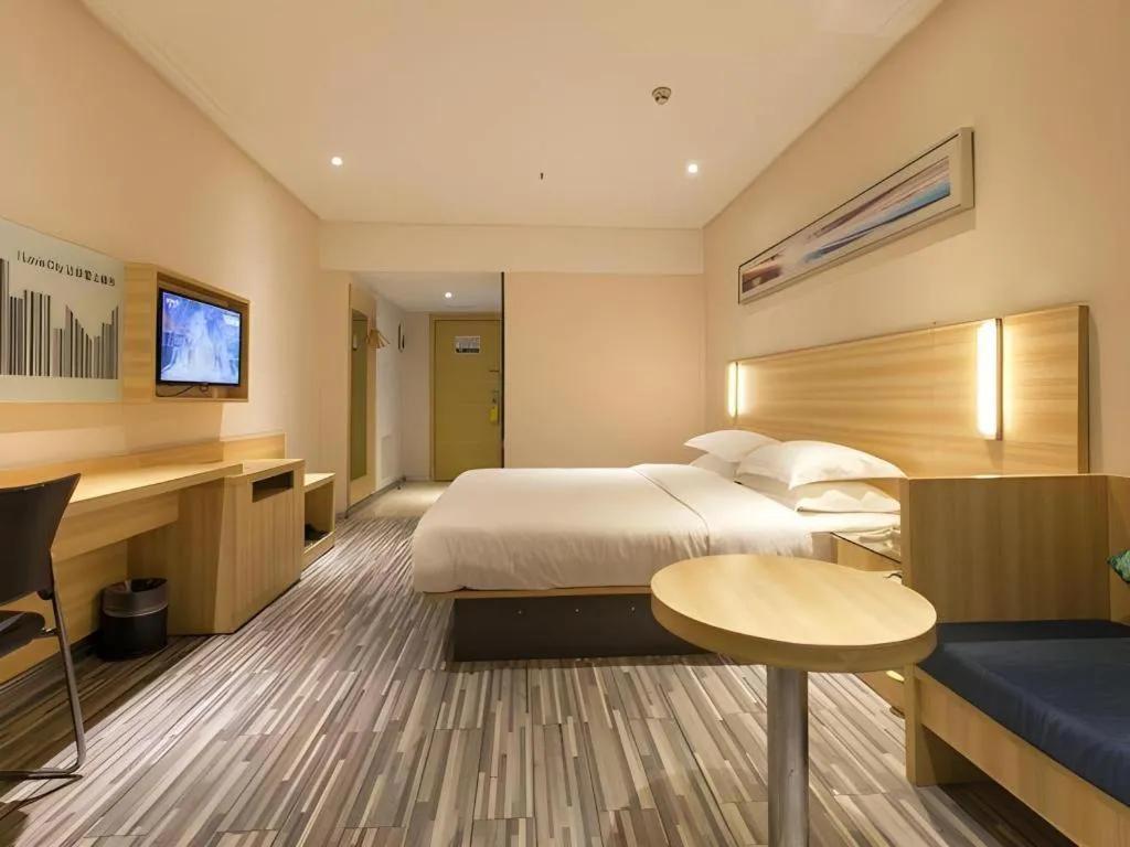 Bed in City Comfort Inn Wuhan Hankou Railway Station West Square