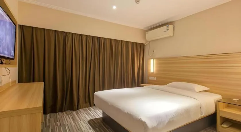 Bed in City Comfort Inn Wuhan Hankou Railway Station West Square