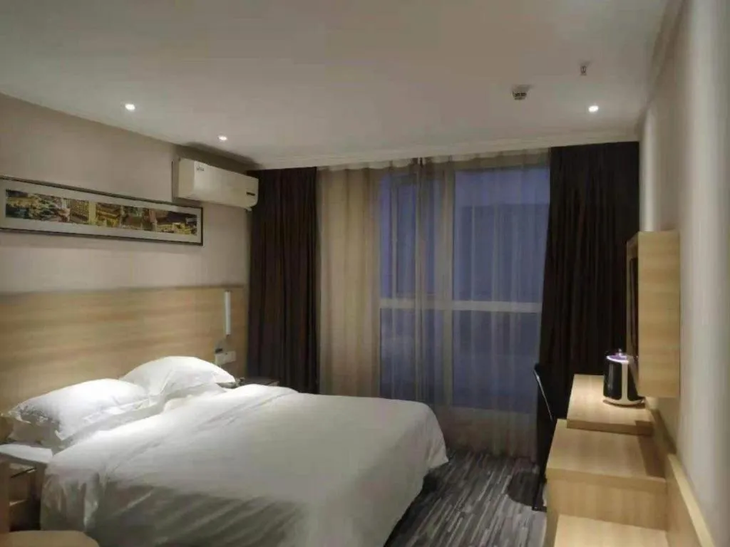 Bed in City Comfort Inn Wuhan Hankou Railway Station West Square