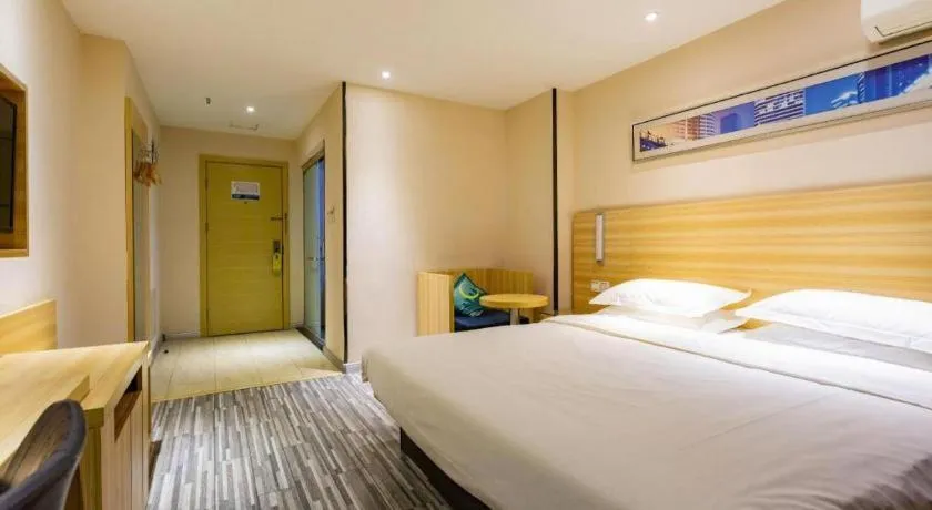 Bed in City Comfort Inn Wuhan Hankou Railway Station West Square