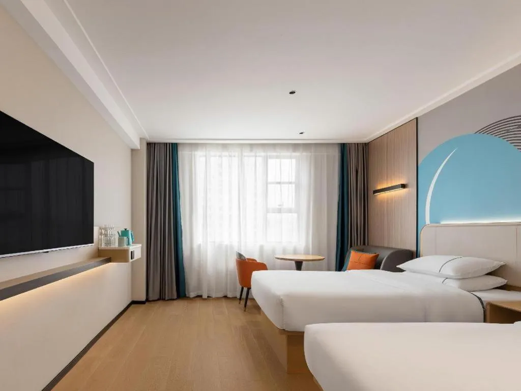 Bed in City Comfort Inn Wuhan Hankou Railway Station West Square