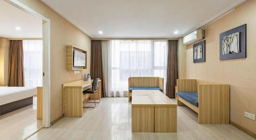 Bed in City Comfort Inn Wuhan Hankou Railway Station West Square