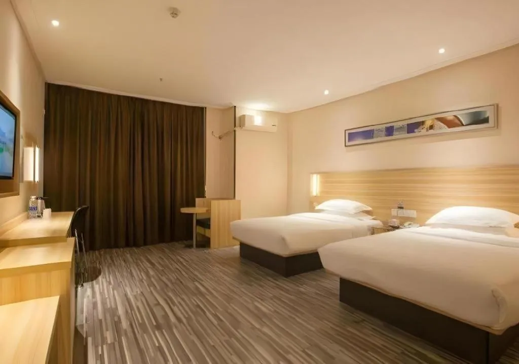 Bed in City Comfort Inn Wuhan Hankou Railway Station West Square