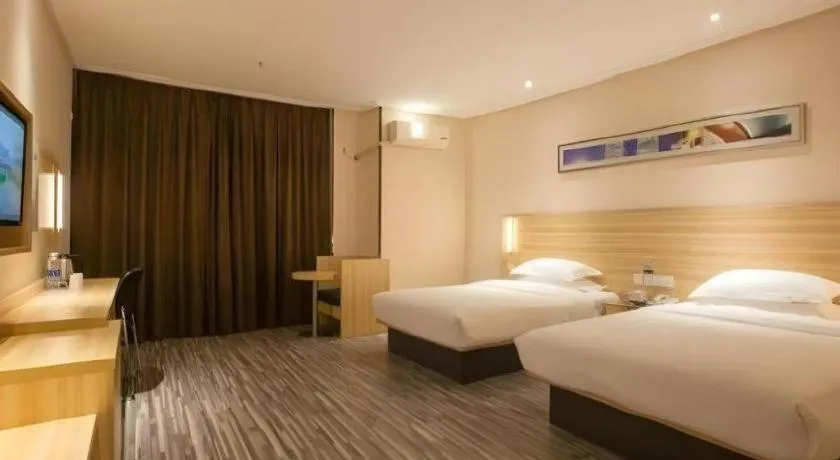 Bed in City Comfort Inn Wuhan Hankou Railway Station West Square
