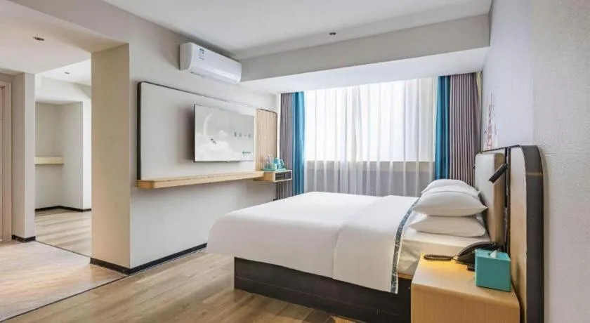 Bed in City Comfort Inn Wuhan Hankou Railway Station West Square