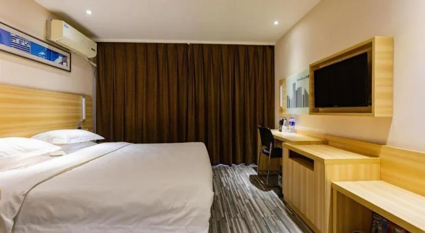 Bed in City Comfort Inn Wuhan Hankou Railway Station West Square