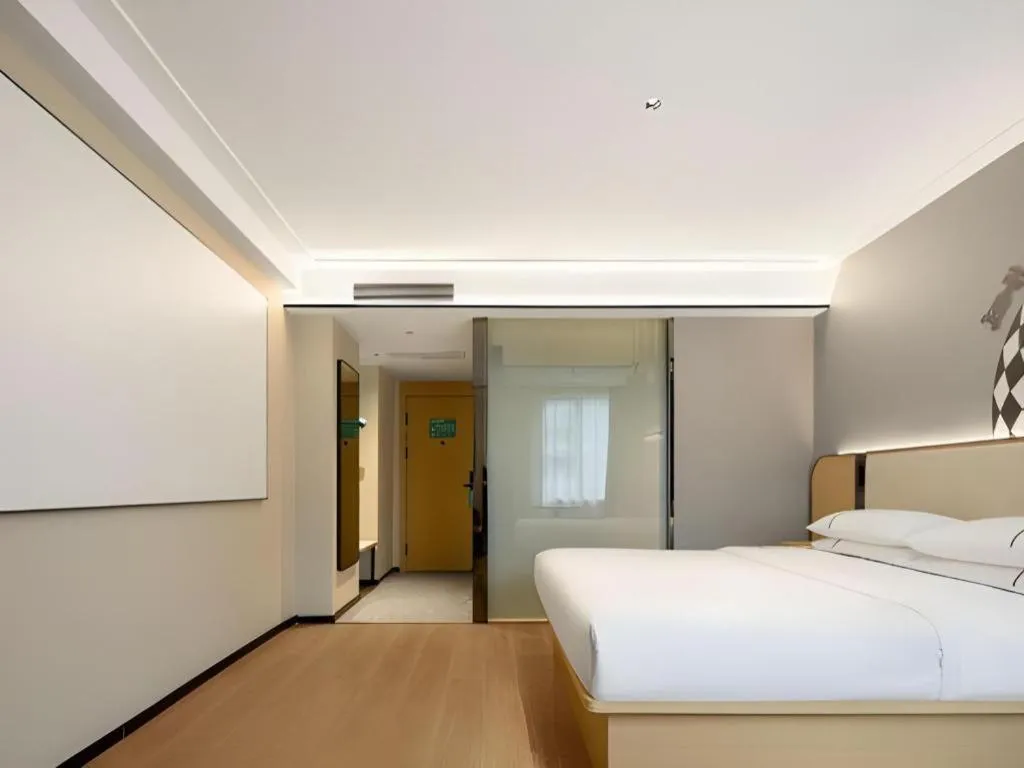Bed in City Comfort Inn Wuhan Hankou Railway Station West Square