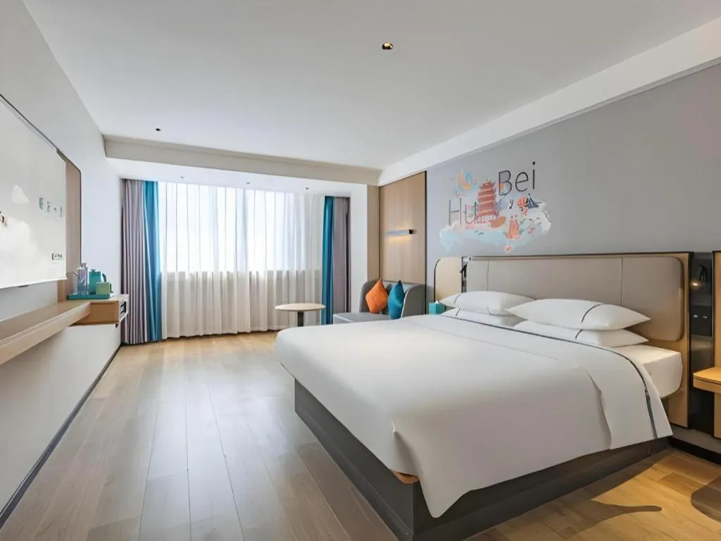Bed in City Comfort Inn Wuhan Hankou Railway Station West Square