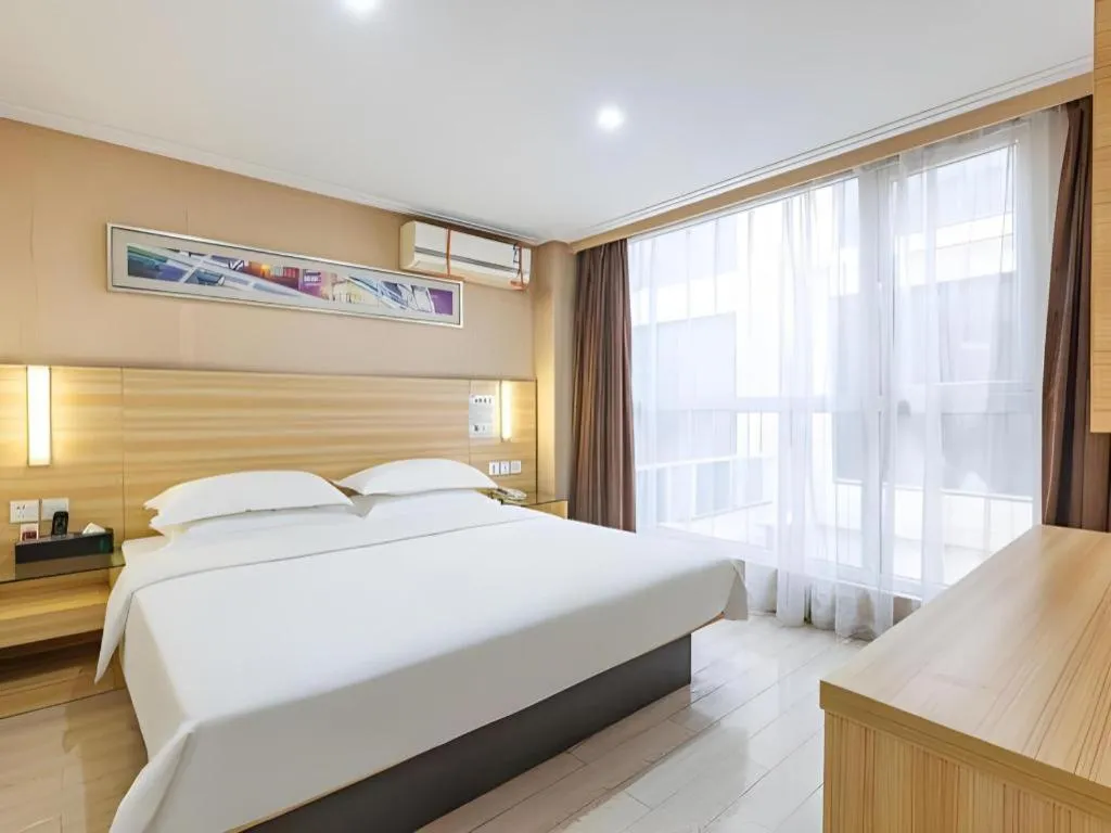 Bed in City Comfort Inn Wuhan Hankou Railway Station West Square