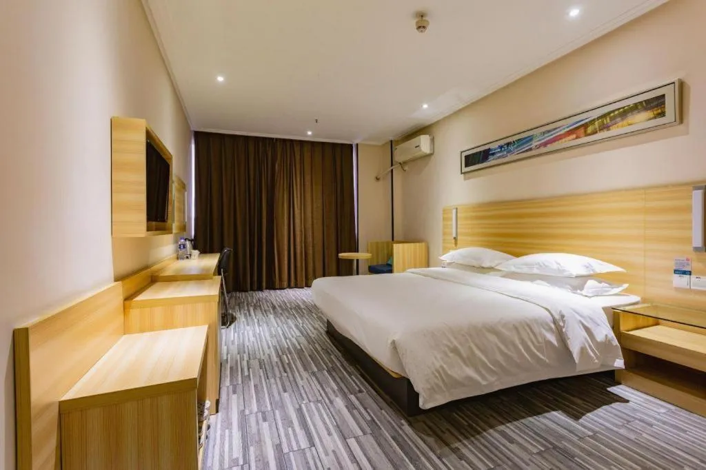 Bed in City Comfort Inn Wuhan Hankou Railway Station West Square