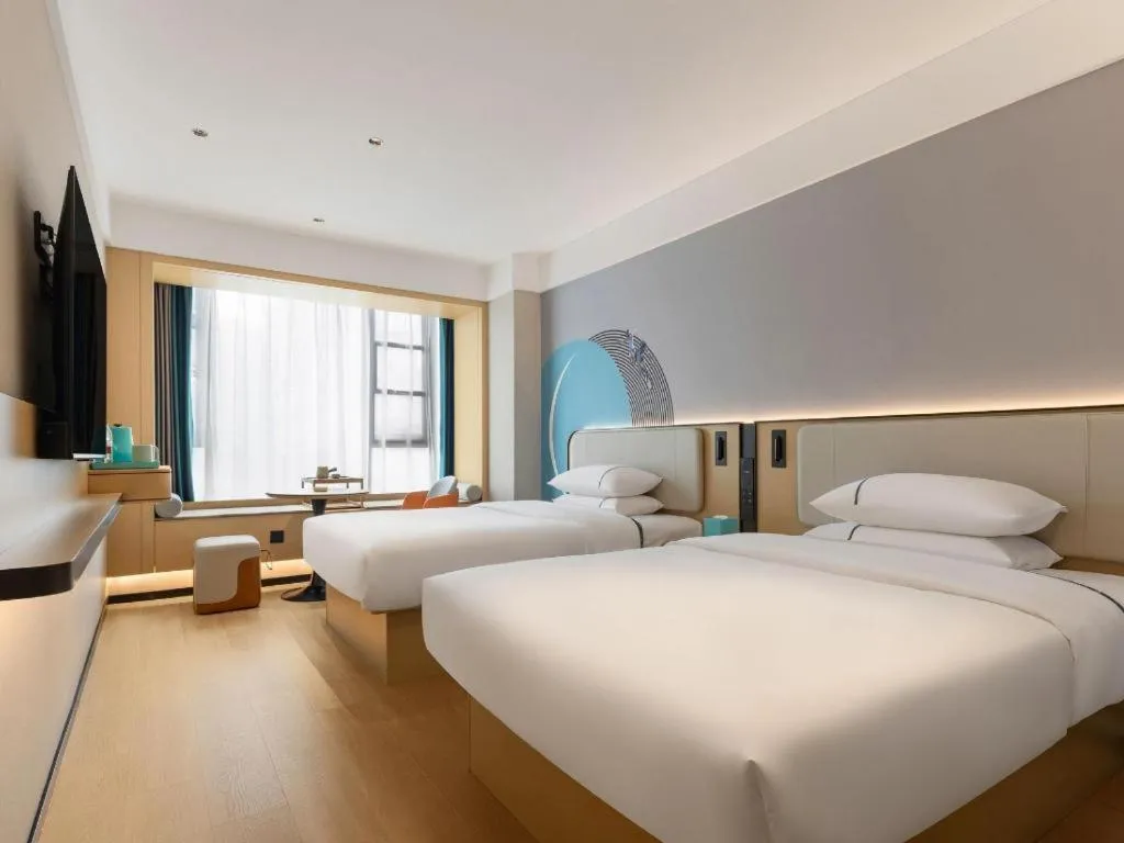 Bed in City Comfort Inn Wuhan Hankou Railway Station West Square