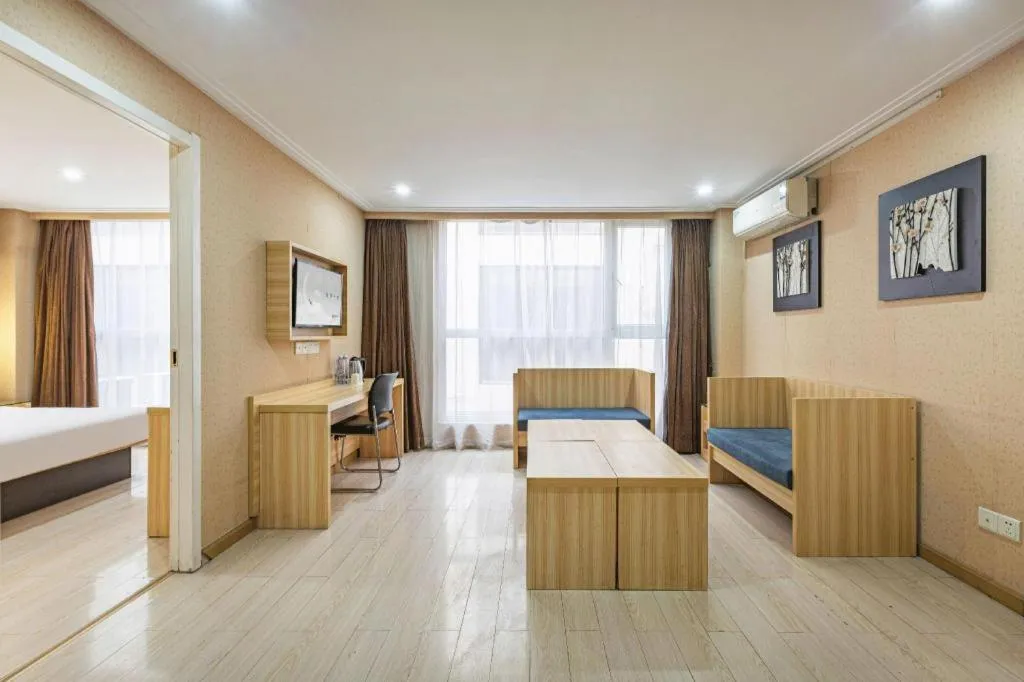 Bed in City Comfort Inn Wuhan Hankou Railway Station West Square