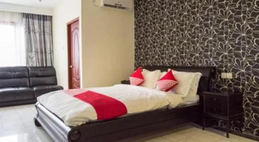 Bed in Nipah Island Resort