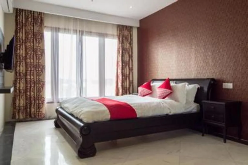 Bed in Nipah Island Resort