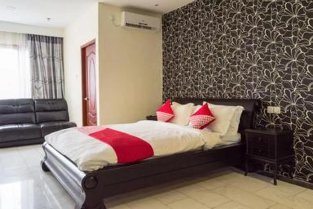 Bed in Nipah Island Resort