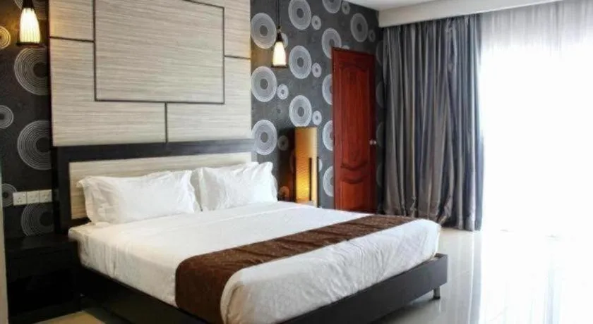 Bed in Nipah Island Resort