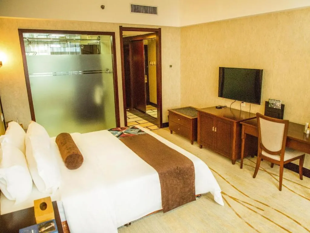 Bed in James Joyce Coffetel Qinhuangdao Taiyangcheng Wenhua Road